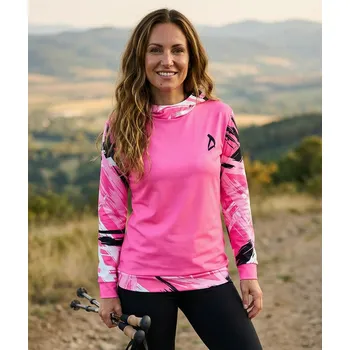 Dámská mikina Dámská funkční mikina premium ALTISPORT VOJ/ALW039MI01 FLUO PINK M
