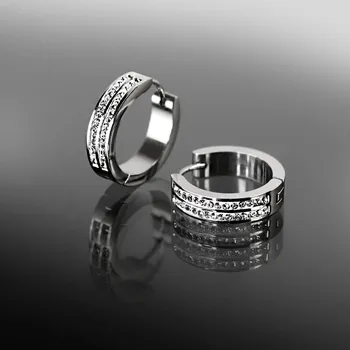 Náušnice Exkluzivní ocelové náušnice balené v dárkové krabičce č. 1218