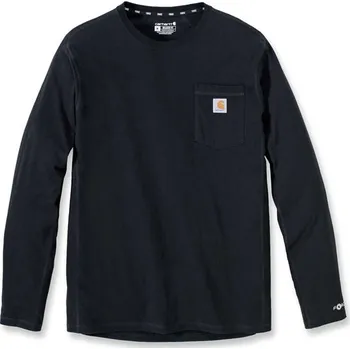 CARHARTT FORCE FLEX POCKET T-SHIRT LS BLACK Velikost: L