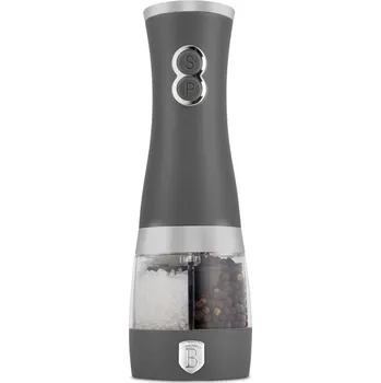 Mlýnek na koření BERLINGERHAUS Mlýnek na pepř a sůl elektrický 2v1 Antracit Collection BH-9733