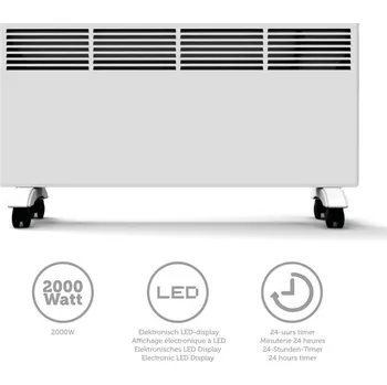 Infrazářič Digital Panel Heater 2000W 99401 Trebs