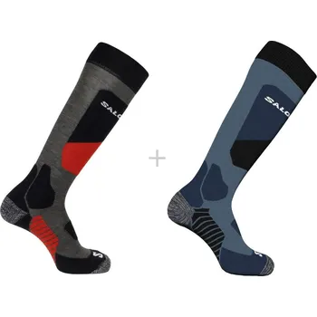 Pánské oblečení Salomon S/Access LC2375300 2 páry Copen Blue/Belug šedé