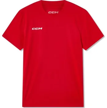 Pánské oblečení CCM Triko CCM Lightweight Training SR, Barva RED, Velikost XXL 1050028