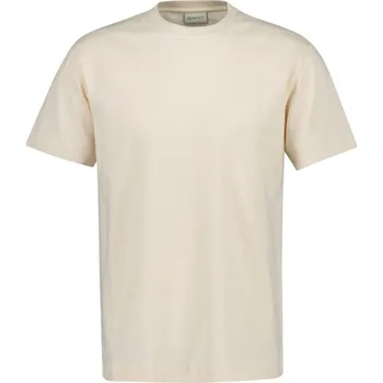 Pánské oblečení TRIČKO GANT TEXTURE STRIPE SS TSHIRT CREAMED WHITE