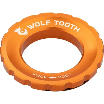 Brzda na kolo Matice kotouče WOLF TOOTH Centerlock Rotor oranžová
