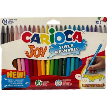 Kancelářské potřeby CARIOCA Joy omyvatelné, 24 ks