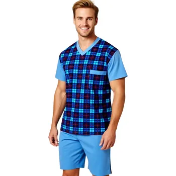 Pánské pyžamo Pánské Pyžamo Krátké FOLTÝN PK 549 Velikost: 3XL