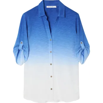 Dámská košile Tatuum DÁMSKÁ KOŠILE S PŘECHODOVÝM VZOREM A VYHRNOVACÍMI RUKÁVY - TETI 2