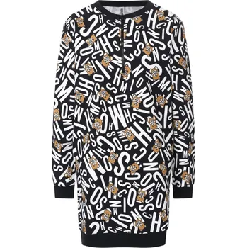 Dámské oblečení MOSCHINO Underwear Teddy Bear Black šaty L Černá