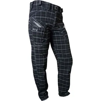 Kalhoty pánské Haven Cubes King Size II - černé-bílé, S