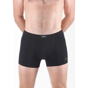 Boxerky EcoBamboo 73129P Boxerky kratší nohavička Barva: Černá-Olivová, Velikost: S/M