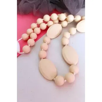 Přebalovací podložka MIMIKOI - Kojící korále béžový