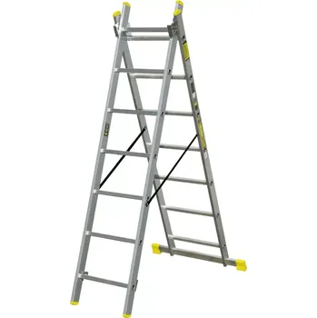 Žebřík Žebřík AL kombinovaný 2 x 7