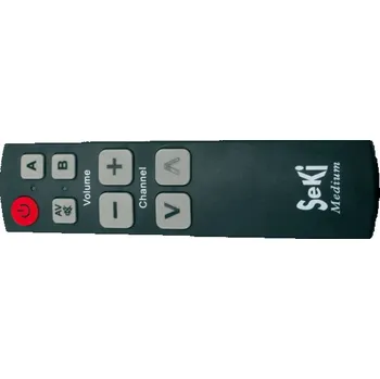 Dálkový ovladač Ovladač dálkový SEKI MEDIUM černý pro seniory - univerzální - velká tlačítka