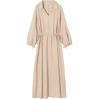 Dámské šaty Tatuum BÉŽOVÉ DÁMSKÉ MIDI ŠATY MALTA