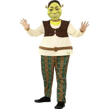Karnevalový kostým Dětský kostým Shrek, Deluxe - Pro věk 7-9 let
