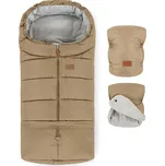 PETITE & MARS Set zimní fusak Jibot 3v1 + rukavice na kočárek Jasie Sweet Toffee