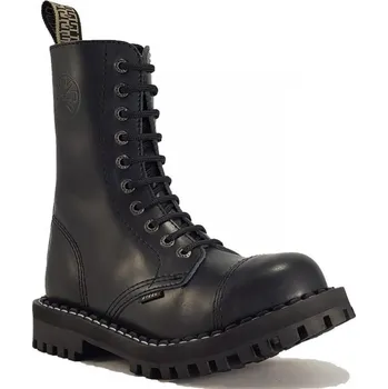 Pánská zimní obuv Boty Steel 10-dírkové - černé, 41