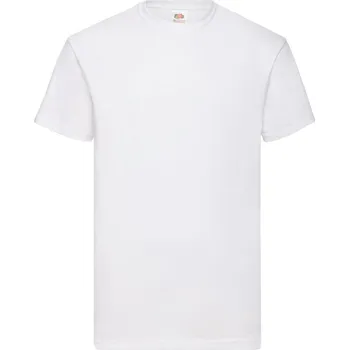 Chlapecké tričko Triko pánské Fruit of the Loom Valueweight T - bílé, XXL