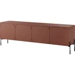 TV stolek s policemi Sonatia 200 cm - Meble Bogart Burgund 204x65 cm