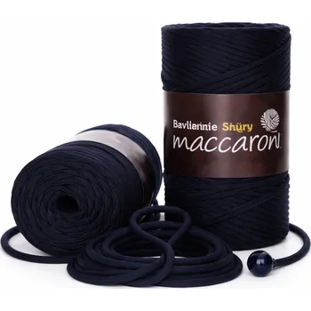 Bavlněná šňůra Abigail 3 mm tmavě modrá 30