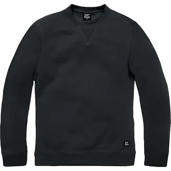 Pánská mikina Mikina Vintage Industries Greeley Crewneck - černá, L