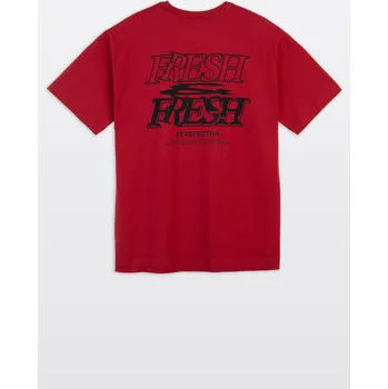 Chlapecké tričko Reporter Young | Chlapecké červené tričko LOOSE s potiskem FRESH na zádech - Barva ČERVENÁ, Velikost 170 253-0440B-54-650-1