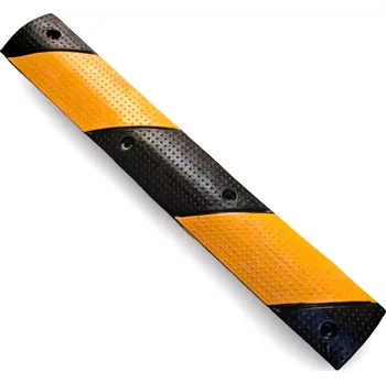 Dopravní zařízení Černo-žlutý gumový zpomalovací práh FLOMA SB63 - délka 100 cm, šířka 15 cm, výška 3 cm - 62621461