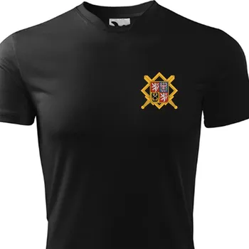 Pánské tričko Triko funkční Striker znak AČR - černé, 3XL