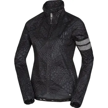 Cyklistická bunda Northfinder Dámská bunda cyklistická celosezónní větruvzdorná 10/10 ROMEA, černá, XL