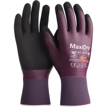 Pracovní rukavice Rukavice povrstvené ATG MAXIDRY ELITE 64-227 nitril 12 3XL
