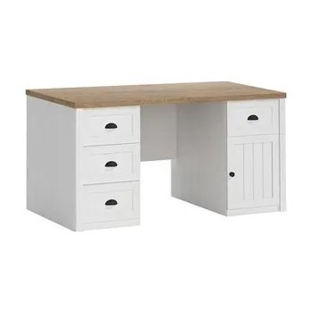 Psací stůl NABILIA - B1 - PSACÍ STŮL, lamino borovice Andersen/ dub Lefkas (MG) (PROWANSJA-PR-B1-SD=4BALÍKY) (K150)NOVINKA