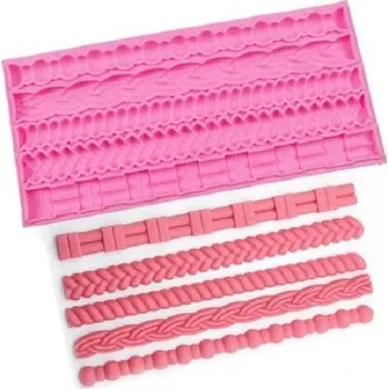 Forma na pečení Dortisimo Silikonová forma Bordury různé