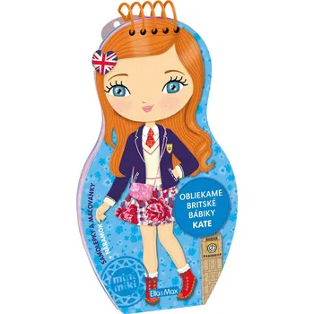 Hračka Obliekame britské bábiky KATE – Maľovanky