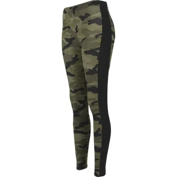 Dámské legíny Legíny dámské Urban Classics Camo Stripe - woodland, L