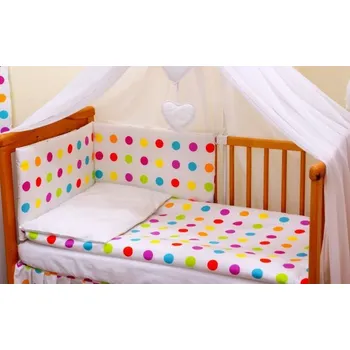 Příslušenství pro dětskou postel a kolébku Luxusní sada do postýlky 3-dílná - vzor 131