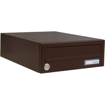 Poštovní schránka Poštovní schránka B-01 BASIC lakovaná RAL - RAL 8017 MAT. - HNĚDÁ ČOKOLÁDOVÁ