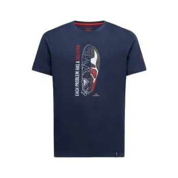 La Sportiva SOLUTION T-SHIRT Night Sky/Mountain Red modrá XXL
