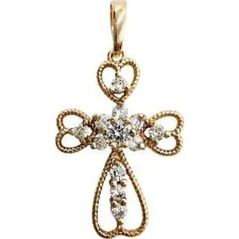 Set školních potřeb Zawieszka Krzyżyk z Cyrkoniami 23x16mm