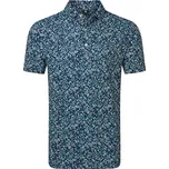 FOOTJOY Watercolour Floral print pánské tričko modré Velikost oblečení: M + Dárková krabička týček