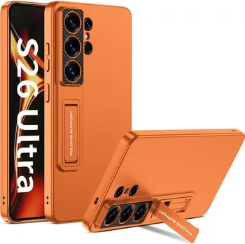 Pouzdro na mobilní telefon GKK 134694 GKK SUPPORT Ochranný kryt se stojánkem Samsung Galaxy S26 Ultra 5G oranžový
