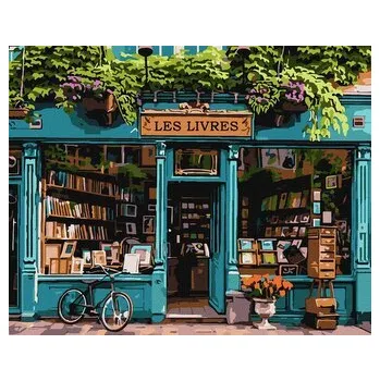 Set školních potřeb Malowanie po numerach - Krajobraz gryski 40x50cm