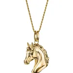 Thomas Sabo KE2342-414-39-L50V Necklace Horse head Elyndra Gold-plated