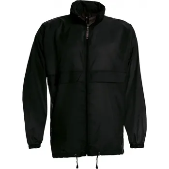 Pánská větrovka Pánská větrovka B&C Sirocco - černá, XXL