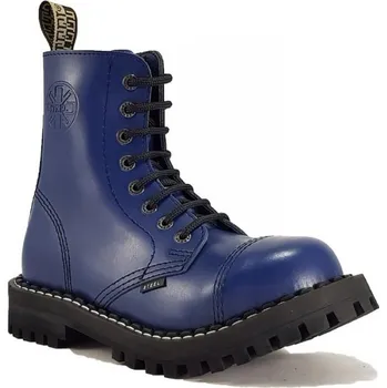 Pánská zimní obuv Boty Steel 8-dírkové - modré, 37