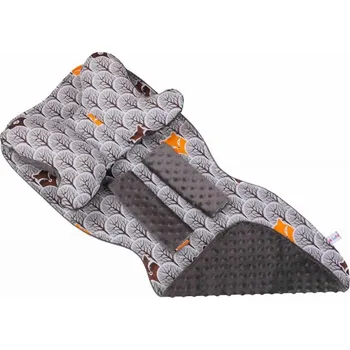 Kočárek Podložka do kočárku oboustranná minky nr. 1