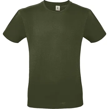 Dámské tričko Triko pánské B&C krátký rukáv - khaki, 3XL