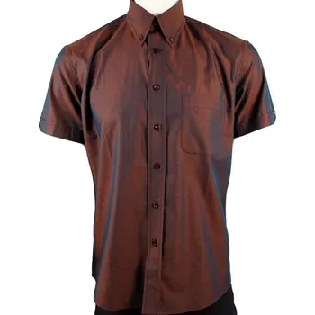 Pánská košile Košile Warrior Vintage Short 2 Tone - hnědá, M