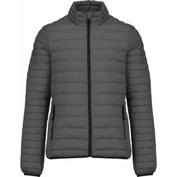 Pánská mikina Pánská zimní bunda Kariban bez kapuce - tmavě šedá, 3XL