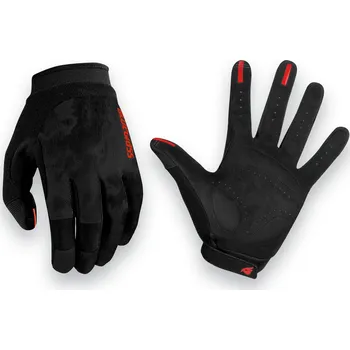 cyklistický dres Rukavice BLUEGRASS REACT černá/červená XL